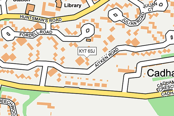 KY7 6SJ map - OS OpenMap – Local (Ordnance Survey) KY7 6SJ map - OS OpenMap – Local (Ordnance Survey)