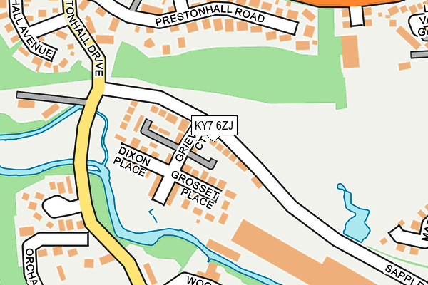 KY7 6ZJ map - OS OpenMap – Local (Ordnance Survey) KY7 6ZJ map - OS OpenMap – Local (Ordnance Survey)