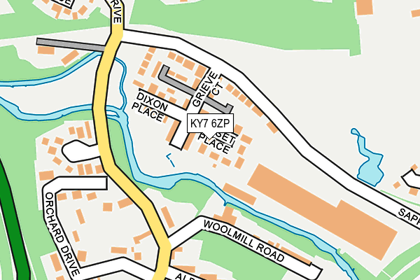 KY7 6ZP map - OS OpenMap – Local (Ordnance Survey) KY7 6ZP map - OS OpenMap – Local (Ordnance Survey)