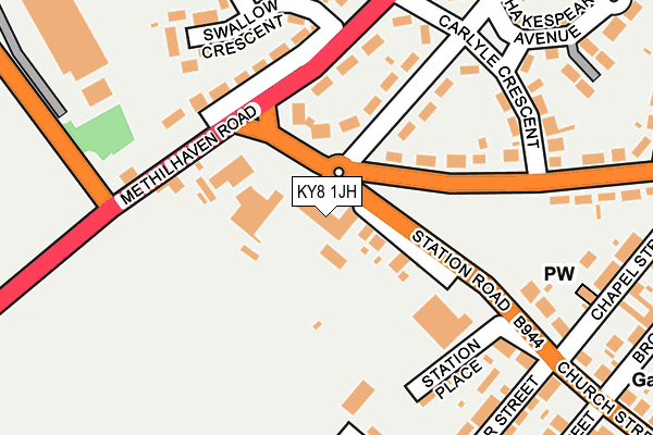 KY8 1JH map - OS OpenMap – Local (Ordnance Survey) KY8 1JH map - OS OpenMap – Local (Ordnance Survey)