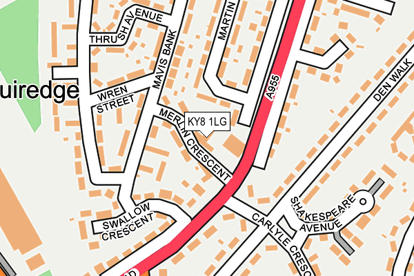 KY8 1LG map - OS OpenMap – Local (Ordnance Survey) KY8 1LG map - OS OpenMap – Local (Ordnance Survey)