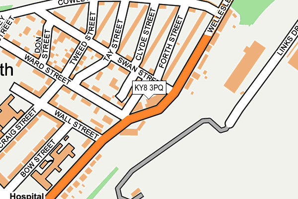 KY8 3PQ map - OS OpenMap – Local (Ordnance Survey) KY8 3PQ map - OS OpenMap – Local (Ordnance Survey)