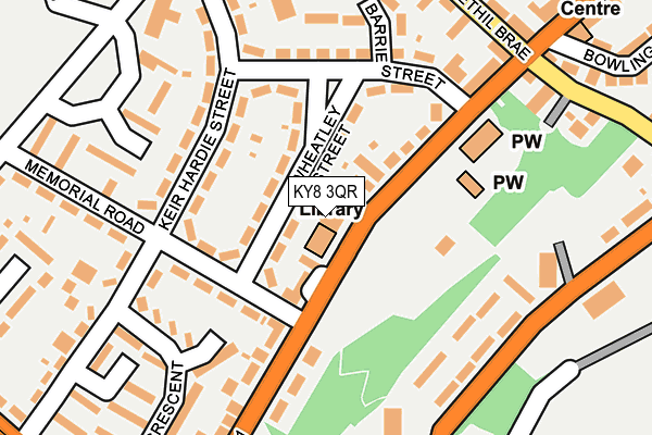 KY8 3QR map - OS OpenMap – Local (Ordnance Survey)