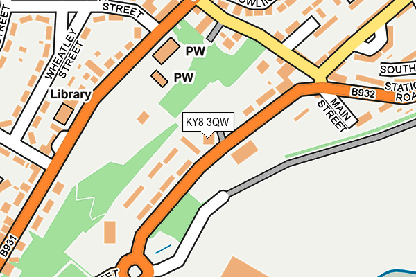 KY8 3QW map - OS OpenMap – Local (Ordnance Survey) KY8 3QW map - OS OpenMap – Local (Ordnance Survey)