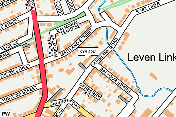 KY8 4GZ map - OS OpenMap – Local (Ordnance Survey) KY8 4GZ map - OS OpenMap – Local (Ordnance Survey)
