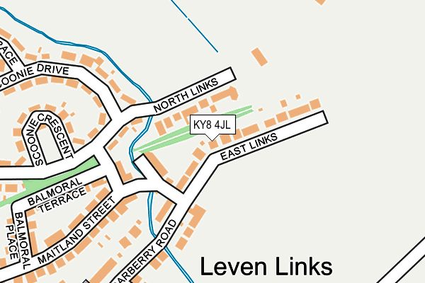 KY8 4JL map - OS OpenMap – Local (Ordnance Survey) KY8 4JL map - OS OpenMap – Local (Ordnance Survey)