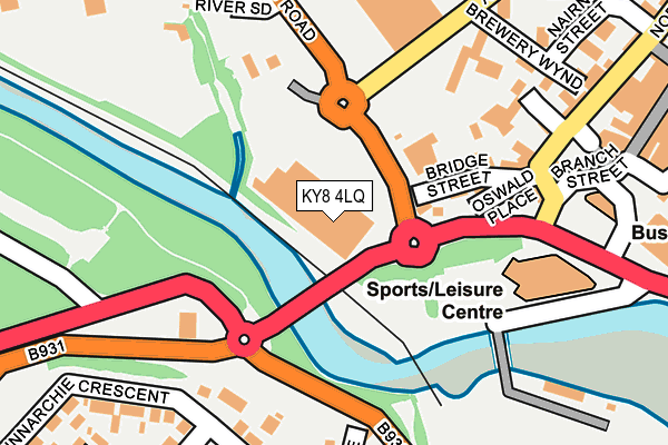 KY8 4LQ map - OS OpenMap – Local (Ordnance Survey) KY8 4LQ map - OS OpenMap – Local (Ordnance Survey)