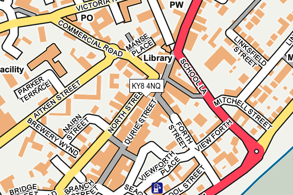 KY8 4NQ map - OS OpenMap – Local (Ordnance Survey) KY8 4NQ map - OS OpenMap – Local (Ordnance Survey)