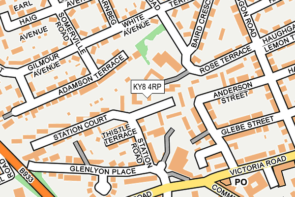 KY8 4RP map - OS OpenMap – Local (Ordnance Survey) KY8 4RP map - OS OpenMap – Local (Ordnance Survey)