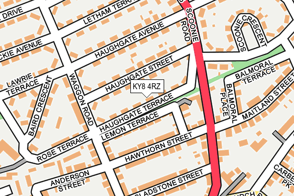 KY8 4RZ map - OS OpenMap – Local (Ordnance Survey) KY8 4RZ map - OS OpenMap – Local (Ordnance Survey)