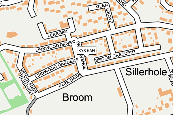 KY8 5AH map - OS OpenMap – Local (Ordnance Survey) KY8 5AH map - OS OpenMap – Local (Ordnance Survey)