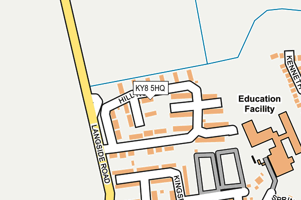 KY8 5HQ map - OS OpenMap – Local (Ordnance Survey) KY8 5HQ map - OS OpenMap – Local (Ordnance Survey)