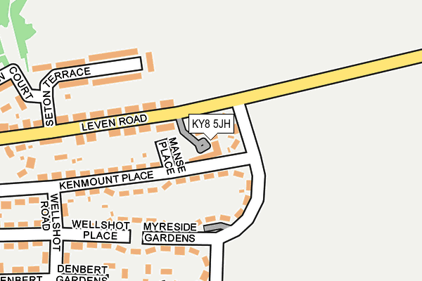 KY8 5JH map - OS OpenMap – Local (Ordnance Survey) KY8 5JH map - OS OpenMap – Local (Ordnance Survey)