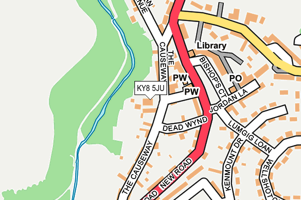 KY8 5JU map - OS OpenMap – Local (Ordnance Survey) KY8 5JU map - OS OpenMap – Local (Ordnance Survey)