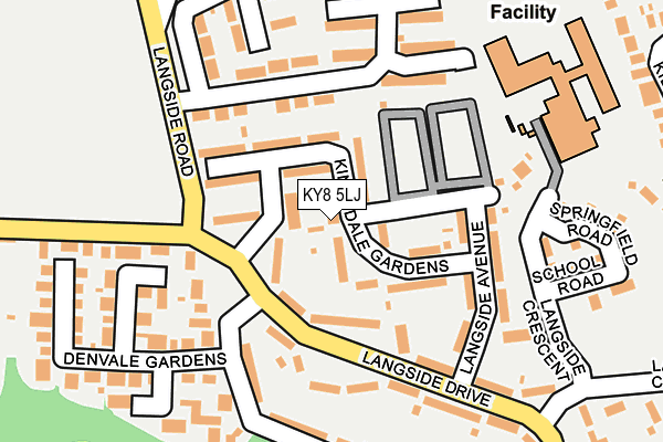 KY8 5LJ map - OS OpenMap – Local (Ordnance Survey) KY8 5LJ map - OS OpenMap – Local (Ordnance Survey)