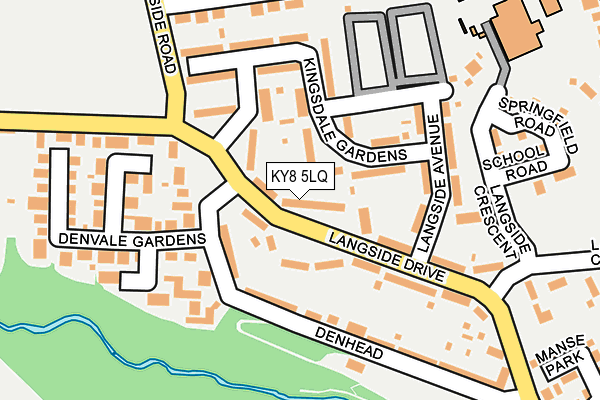 KY8 5LQ map - OS OpenMap – Local (Ordnance Survey) KY8 5LQ map - OS OpenMap – Local (Ordnance Survey)