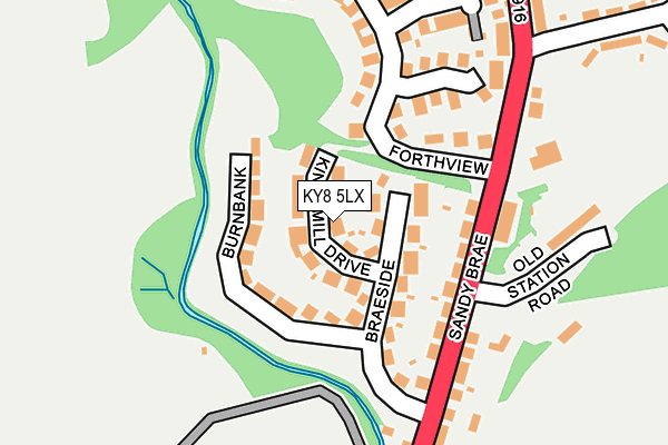 KY8 5LX map - OS OpenMap – Local (Ordnance Survey) KY8 5LX map - OS OpenMap – Local (Ordnance Survey)