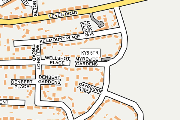 KY8 5TR map - OS OpenMap – Local (Ordnance Survey) KY8 5TR map - OS OpenMap – Local (Ordnance Survey)