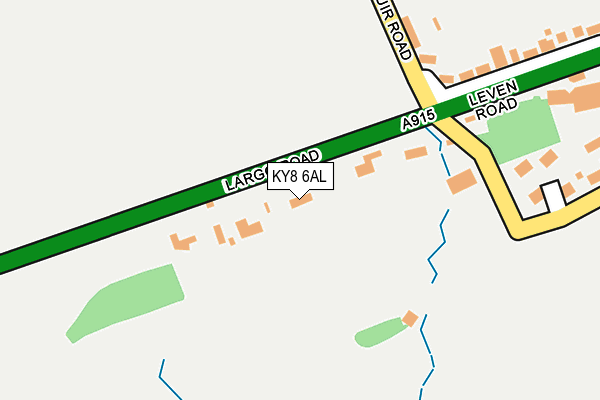 KY8 6AL map - OS OpenMap – Local (Ordnance Survey) KY8 6AL map - OS OpenMap – Local (Ordnance Survey)