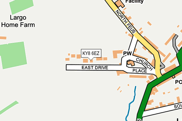 KY8 6EZ map - OS OpenMap – Local (Ordnance Survey) KY8 6EZ map - OS OpenMap – Local (Ordnance Survey)