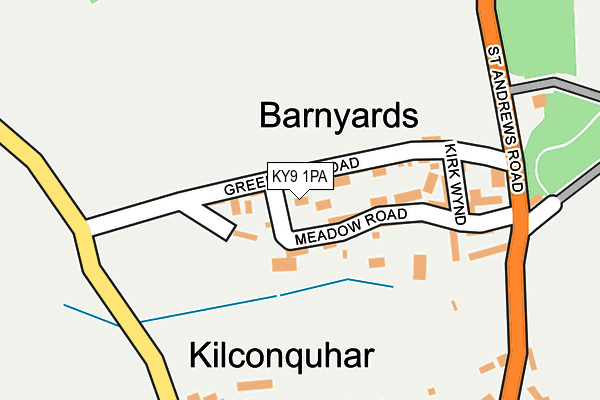 KY9 1PA map - OS OpenMap – Local (Ordnance Survey) KY9 1PA map - OS OpenMap – Local (Ordnance Survey)