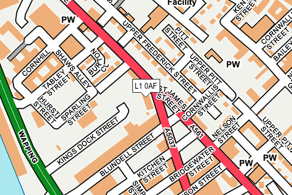 L1 0AF map - OS OpenMap – Local (Ordnance Survey) L1 0AF map - OS OpenMap – Local (Ordnance Survey)