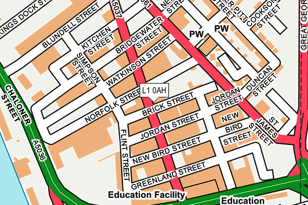 L1 0AH map - OS OpenMap – Local (Ordnance Survey) L1 0AH map - OS OpenMap – Local (Ordnance Survey)