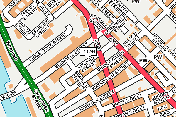 L1 0AN map - OS OpenMap – Local (Ordnance Survey) L1 0AN map - OS OpenMap – Local (Ordnance Survey)