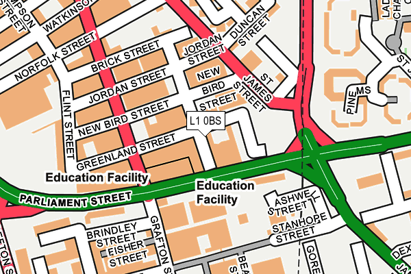 L1 0BS map - OS OpenMap – Local (Ordnance Survey) L1 0BS map - OS OpenMap – Local (Ordnance Survey)