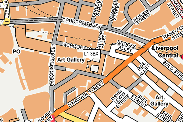 L1 3BX map - OS OpenMap – Local (Ordnance Survey) L1 3BX map - OS OpenMap – Local (Ordnance Survey)