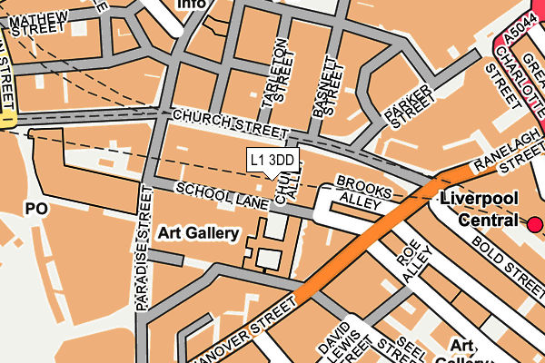 L1 3DD map - OS OpenMap – Local (Ordnance Survey) L1 3DD map - OS OpenMap – Local (Ordnance Survey)