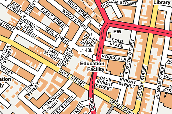 L1 4BL map - OS OpenMap – Local (Ordnance Survey) L1 4BL map - OS OpenMap – Local (Ordnance Survey)