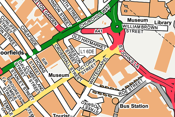 L1 6DE map - OS OpenMap – Local (Ordnance Survey) L1 6DE map - OS OpenMap – Local (Ordnance Survey)