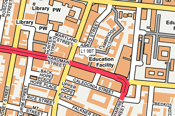 L1 9BT map - OS OpenMap – Local (Ordnance Survey) L1 9BT map - OS OpenMap – Local (Ordnance Survey)
