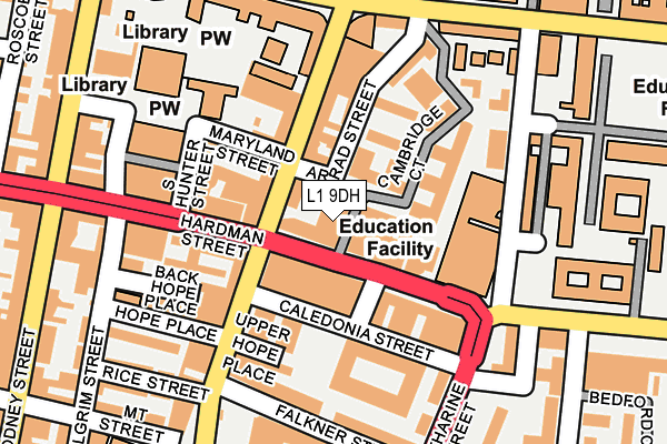 L1 9DH map - OS OpenMap – Local (Ordnance Survey) L1 9DH map - OS OpenMap – Local (Ordnance Survey)