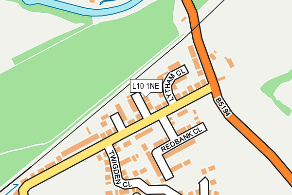 L10 1NE map - OS OpenMap – Local (Ordnance Survey) L10 1NE map - OS OpenMap – Local (Ordnance Survey)