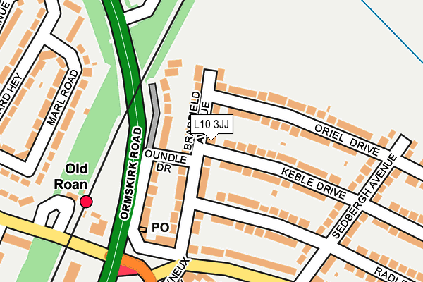 L10 3JJ map - OS OpenMap – Local (Ordnance Survey) L10 3JJ map - OS OpenMap – Local (Ordnance Survey)