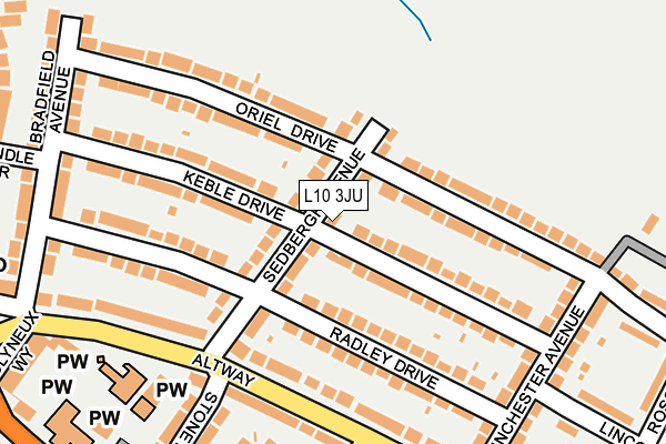 L10 3JU map - OS OpenMap – Local (Ordnance Survey) L10 3JU map - OS OpenMap – Local (Ordnance Survey)
