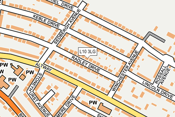 L10 3LG map - OS OpenMap – Local (Ordnance Survey) L10 3LG map - OS OpenMap – Local (Ordnance Survey)