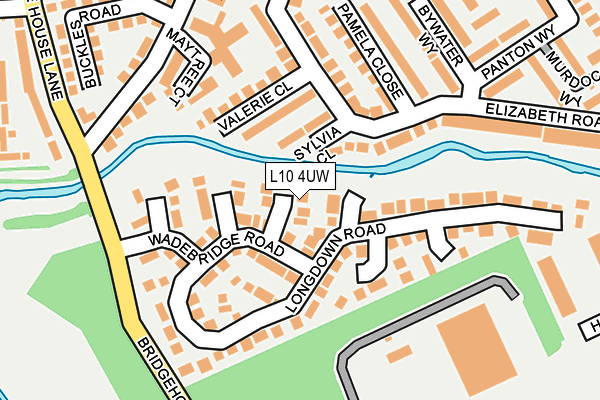 L10 4UW map - OS OpenMap – Local (Ordnance Survey) L10 4UW map - OS OpenMap – Local (Ordnance Survey)