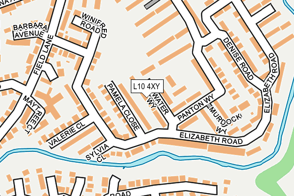L10 4XY map - OS OpenMap – Local (Ordnance Survey) L10 4XY map - OS OpenMap – Local (Ordnance Survey)