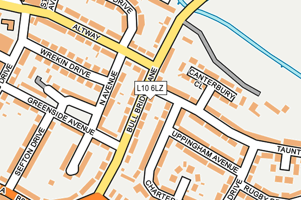 L10 6LZ map - OS OpenMap – Local (Ordnance Survey) L10 6LZ map - OS OpenMap – Local (Ordnance Survey)