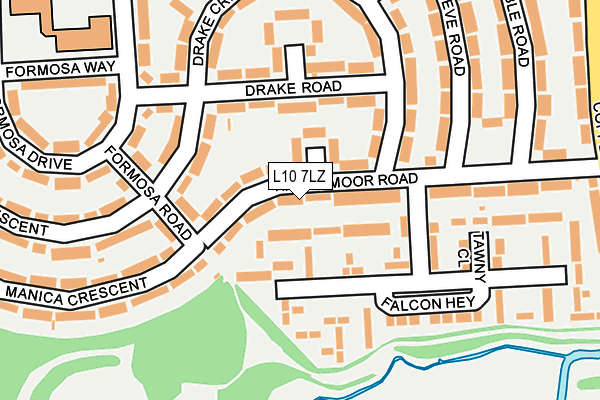L10 7LZ map - OS OpenMap – Local (Ordnance Survey) L10 7LZ map - OS OpenMap – Local (Ordnance Survey)