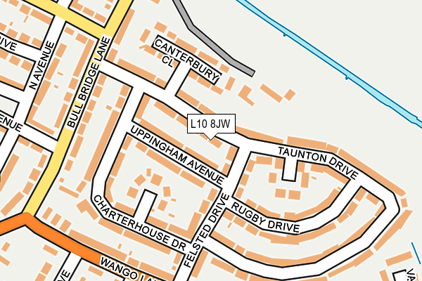 L10 8JW map - OS OpenMap – Local (Ordnance Survey) L10 8JW map - OS OpenMap – Local (Ordnance Survey)
