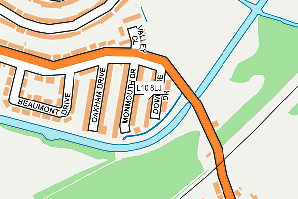 L10 8LJ map - OS OpenMap – Local (Ordnance Survey) L10 8LJ map - OS OpenMap – Local (Ordnance Survey)