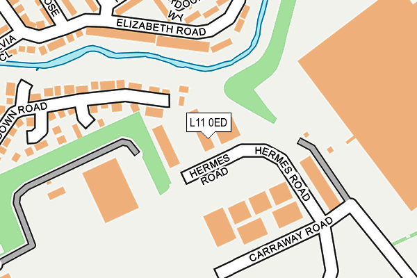 L11 0ED map - OS OpenMap – Local (Ordnance Survey) L11 0ED map - OS OpenMap – Local (Ordnance Survey)