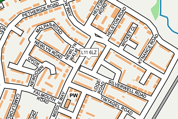 L11 6LZ map - OS OpenMap – Local (Ordnance Survey) L11 6LZ map - OS OpenMap – Local (Ordnance Survey)