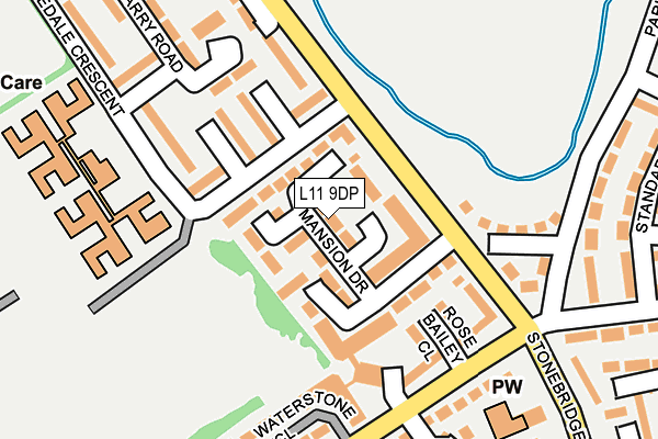 L11 9DP map - OS OpenMap – Local (Ordnance Survey) L11 9DP map - OS OpenMap – Local (Ordnance Survey)