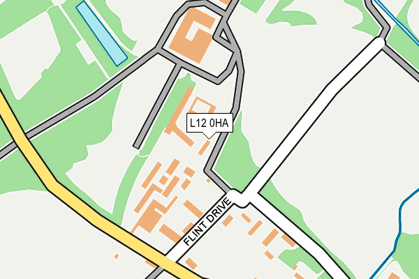 L12 0HA map - OS OpenMap – Local (Ordnance Survey) L12 0HA map - OS OpenMap – Local (Ordnance Survey)