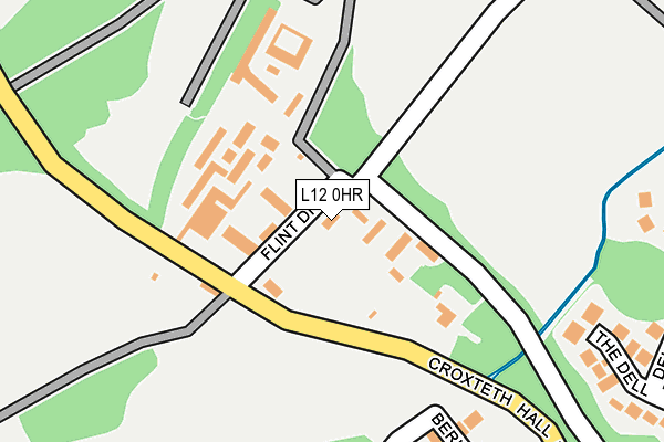 L12 0HR map - OS OpenMap – Local (Ordnance Survey) L12 0HR map - OS OpenMap – Local (Ordnance Survey)